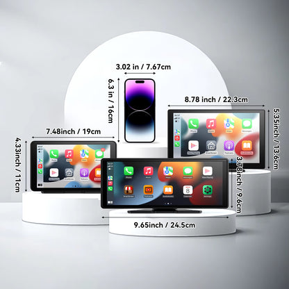 Universal Portable Carplay for Car Screen, Car Radio Multimedia WIFI Video Player Wireless Carplay Screen for Apple or Android