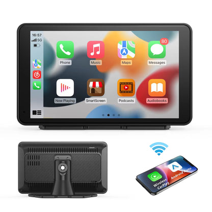 Universal Portable Carplay for Car Screen, Car Radio Multimedia WIFI Video Player Wireless Carplay Screen for Apple or Android